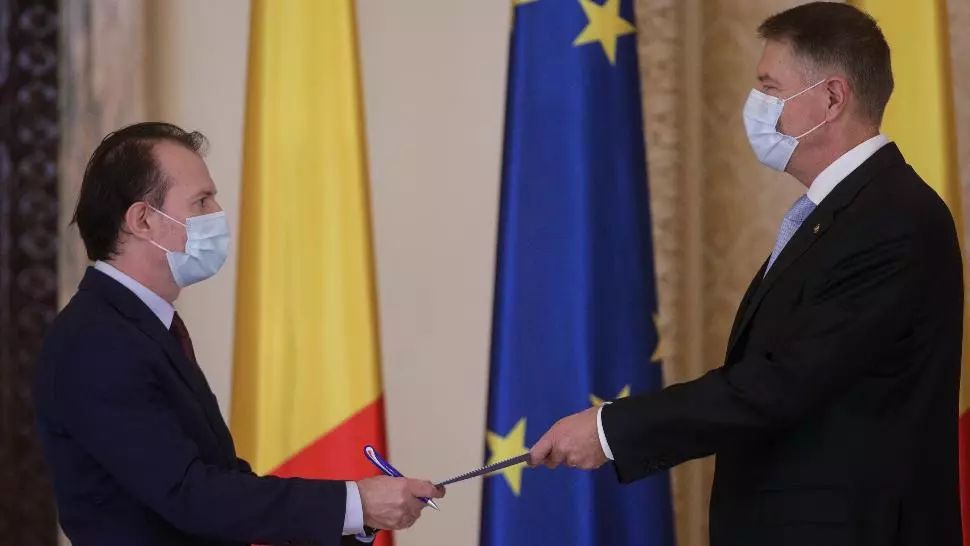 Klaus Iohannis și Florin Cîțu Foto: INQUAM Photos/Octav Ganea