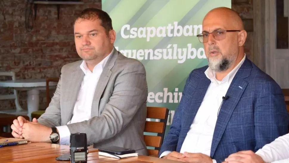 Cseke Attila și Kelemen Hunor (UDMR) Foto: Facebook.com/CsekeAttila