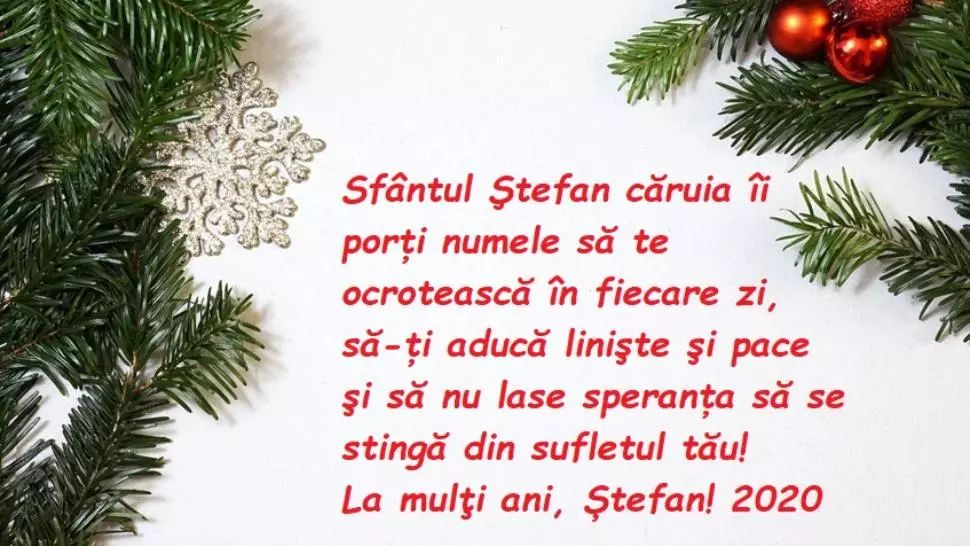Sfântul Ștefan 2020. Mesaje, urări și SMS-uri de Sfântul Ștefan pe care le poți trimite familiei, prietenilor și colegilor 