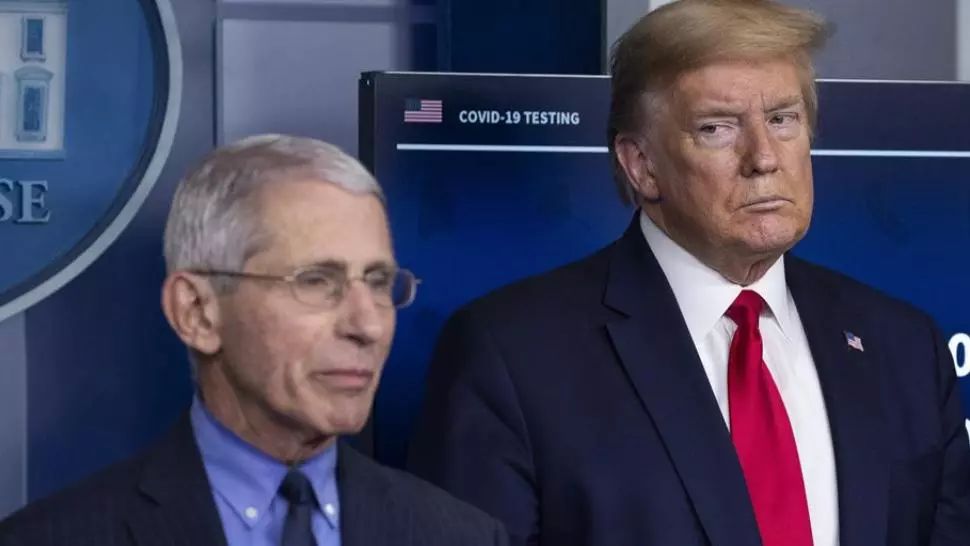Anthony Fauci , Donald Trump