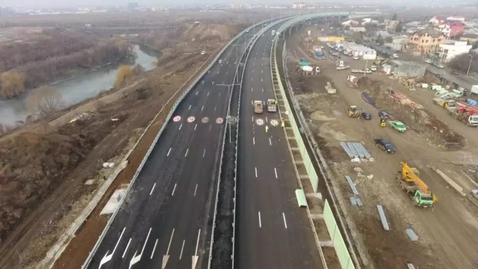 Lucrări pe lotul 3 din Autostrada de Centură București Sud