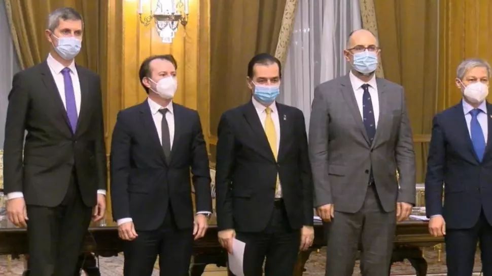 Premierul Cîțu a stabilit atribuţiile vicepremierilor Kelemen Hunor şi Dan Barna