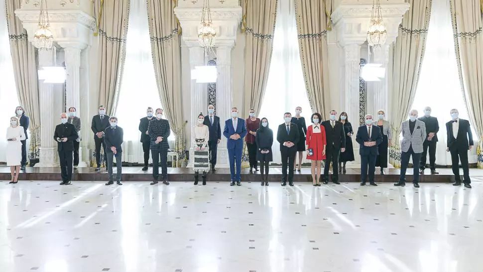 Ceremonie de decorare la Cotroceni cu ocazia Culturii Naționale - 15 ianuarie 2021 Foto: presidency.ro