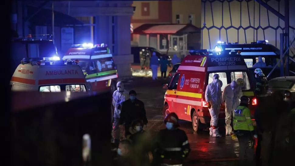 Incendiu „Matei Balș”, 29 ianuarie 2021 Foto: Inquam Photos/Octav Ganea