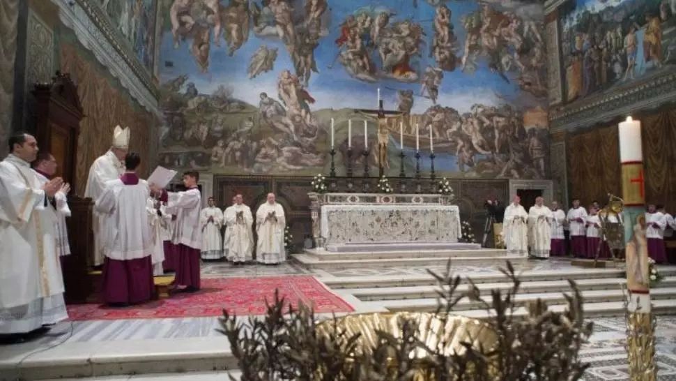 Papa Francisc, Capela Sixtină