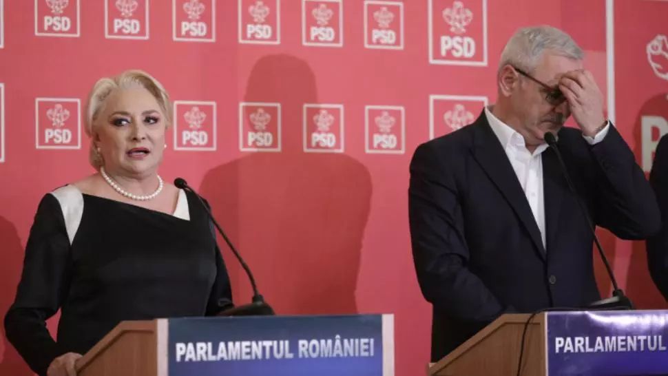 Viorica Dăncilă și Liviu Dragnea Foto: INQUAM PHOTOS - Octav Ganea 