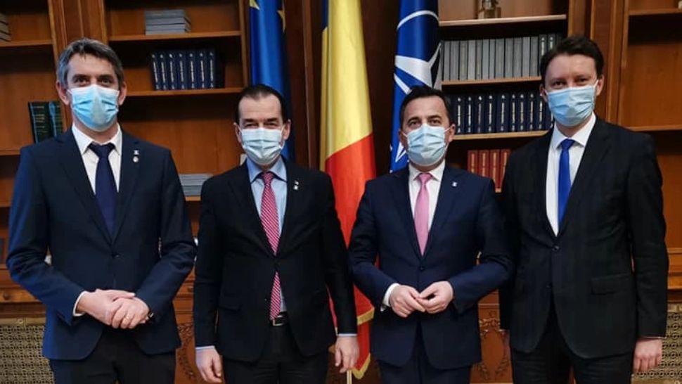 Ionel Dancă, Ludovic Orban, Ion Ștefan, Siegfried Mureșan Foto: Facebook.com