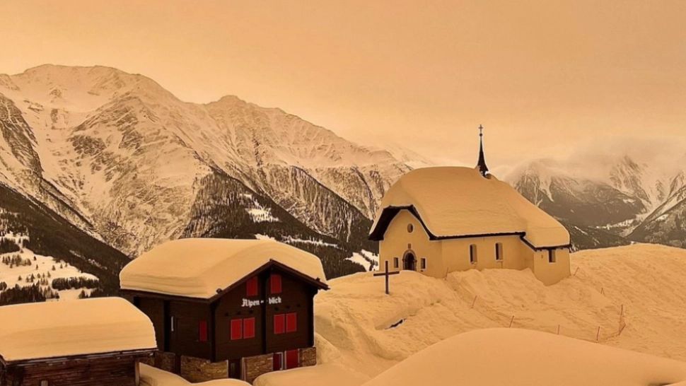 Praf saharian in Alpi (foto: planetski.ru)