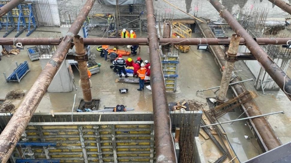 Accident muncă șantier Cluj