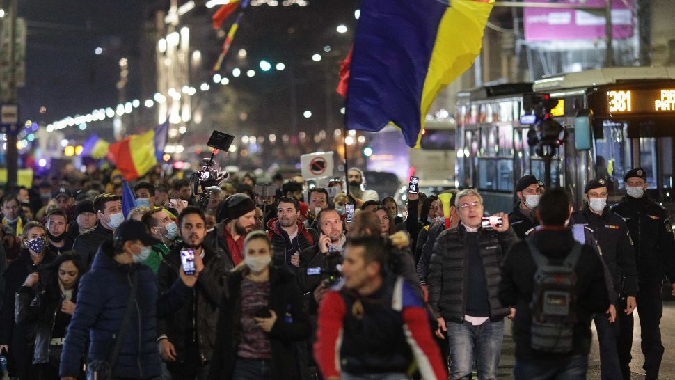 Proteste anti-restrictii in tara/sursa foto: Octav Ganea, INQUAM