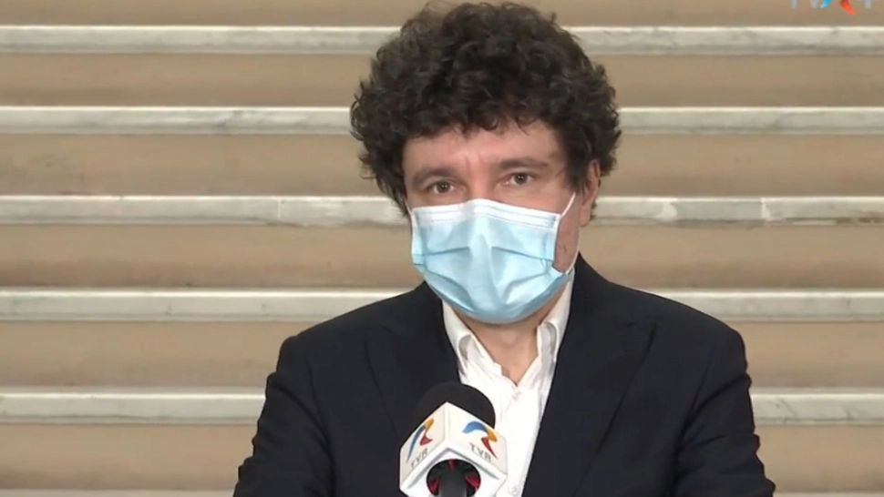 Sursă foto: Captură conferință de presă Nicușor Dan