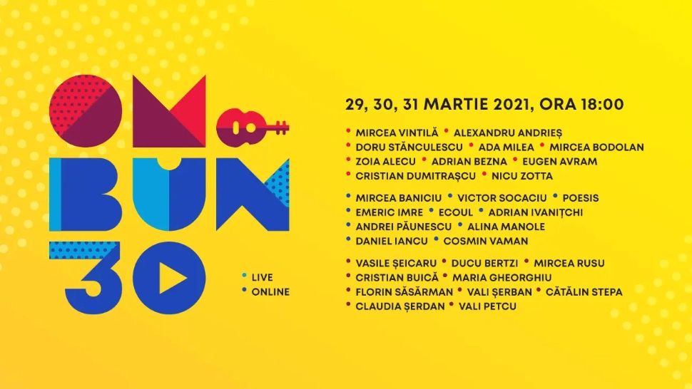 Afisul festivalului OM BUN