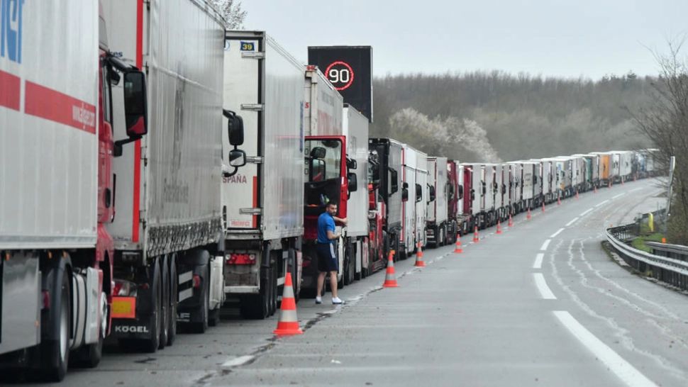 Protest al transportatorilor / Foto arhivă