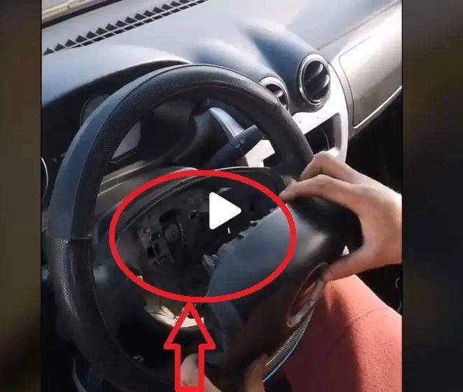 Volanul unui taxi