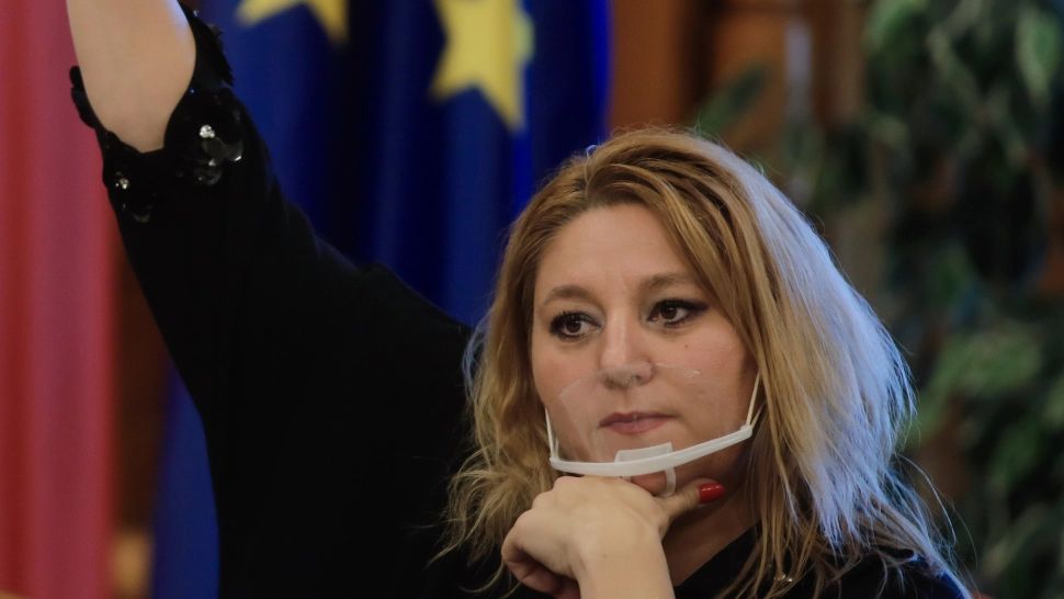Diana Șoșoacă îl acuză pe Bogdan Aurescu pentru conflictul cu Rusia Foto: INQUAM/George Călin