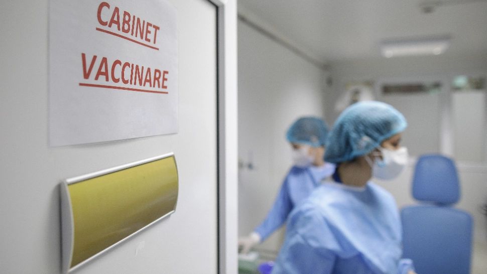 Cabinet de vaccinare. Foto: Inquam / Octav Ganea