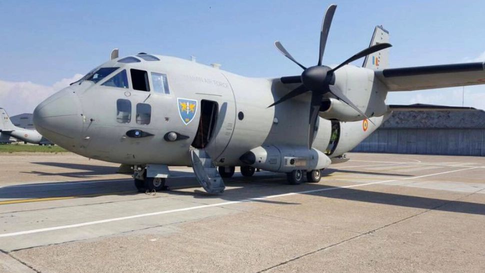 Aeronavă C-27J Spartan a Forţelor Aeriene Române
