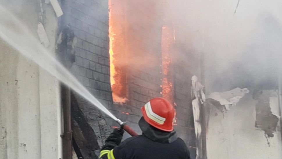 Incendiu la spital