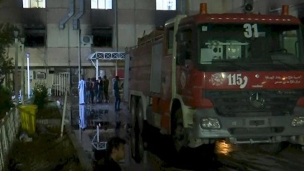 TRAGEDIE la un spital COVID din Irak: Cel puțin 82 de MORȚI la ATI după explozia tuburilor de oxigen Foto: Twitter.com