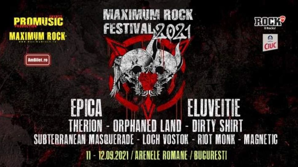 Primul festival de rock în pandemie organizat în toamnă la București - Câți spectatori vor avea voie la Maximum Rock în 11-12 septembrie 2021