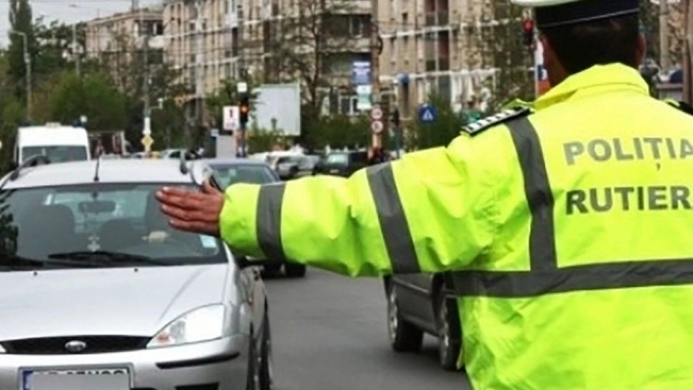 Politist în trafic