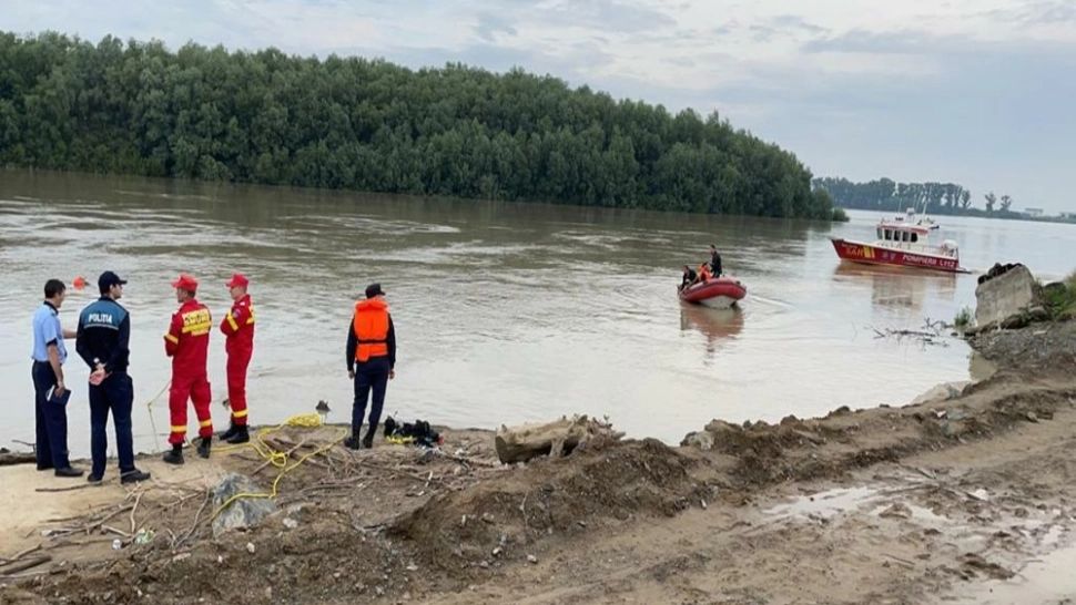 Căutare surori căzute în Dunăre, portul Isaccea