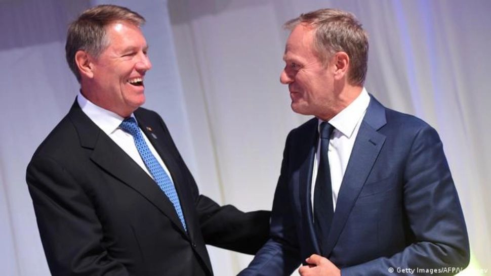 Klaus Iohannis și Donald Tusk