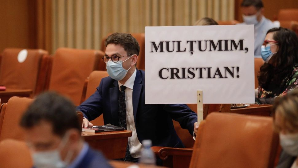 Moțiune simplă Cristian Ghinea - INQUAM FOTO