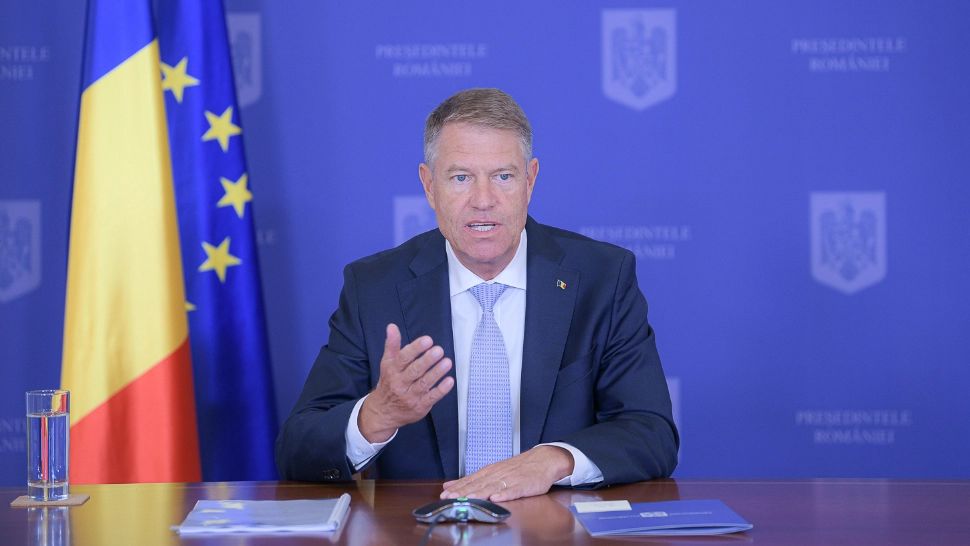Klaus Iohannis, la dezbaterea on-line „Să vorbim despre viitorul Europei” (Let’s talk - Future of Europe) /Foto: Administrația Prezidențială