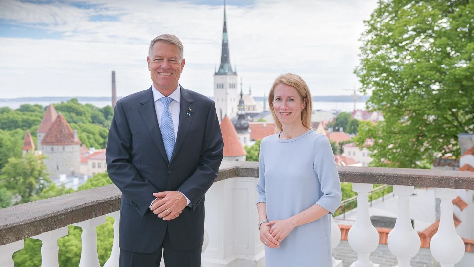 Klaus Iohannis, întâlnire cu Prim-ministrul Republicii Estonia, Kaja Kallas / FOTO: Administrația Prezidențială