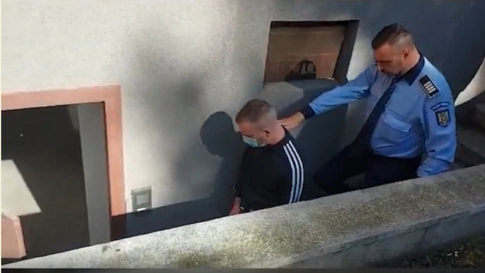 Polițist arestat. Foto: captură Realitatea Plus