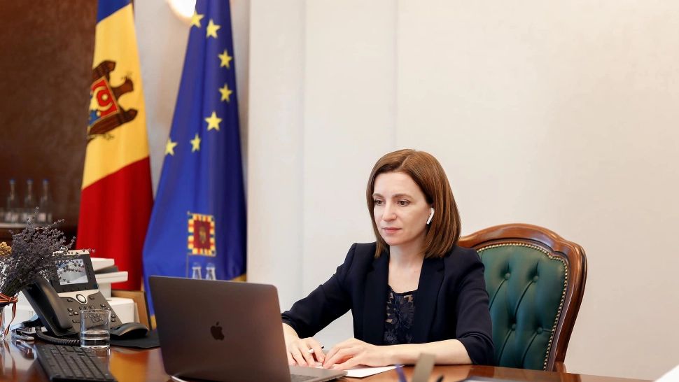 Maia Sandu. Foto: captură Facebook