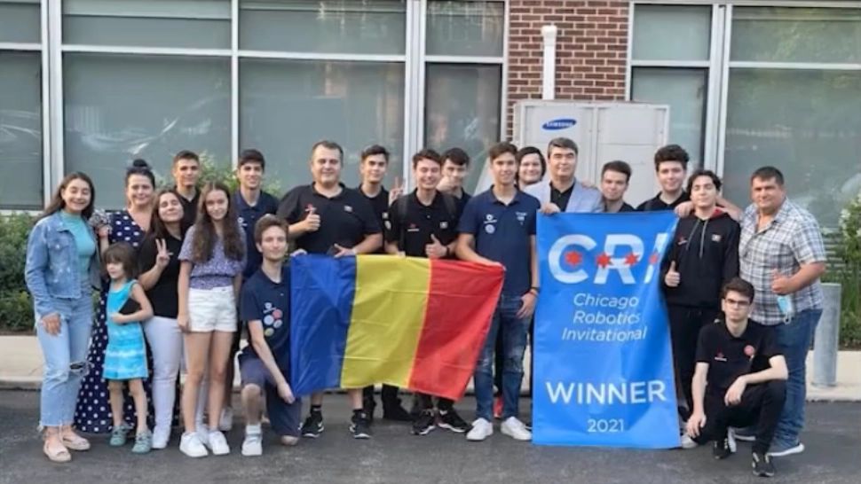 Echipa României de robotică / Captură foto