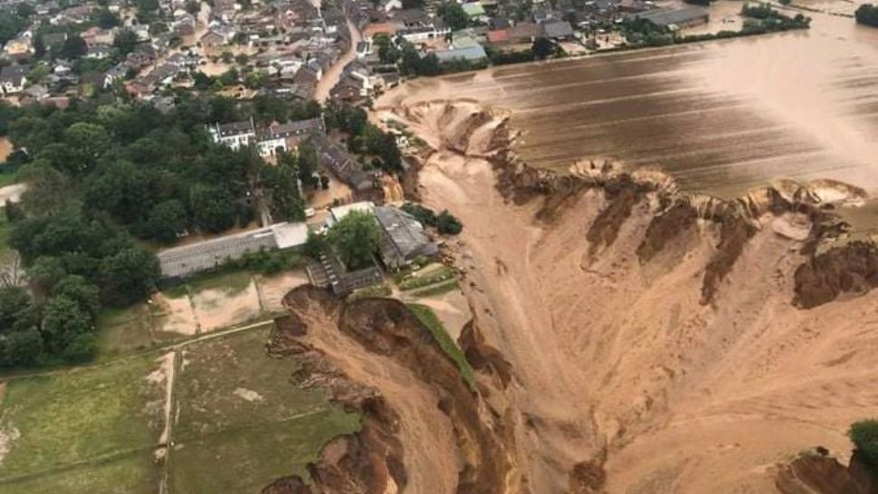 Dezastru în Germania. Foto: captură Twitter