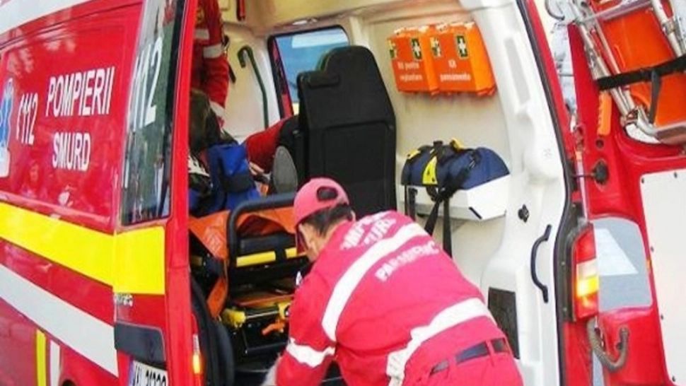 Grav accident, în Sibiu. Sursa foto: Realitatea de Sibiu