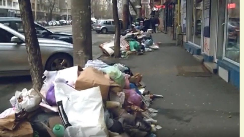 Gunoaie în Sectorul 1
