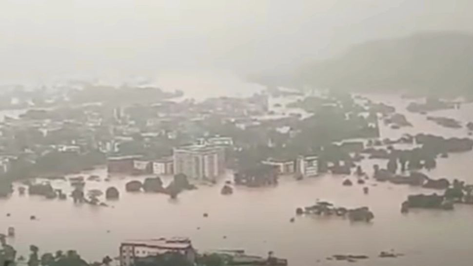 Inundații masive în India