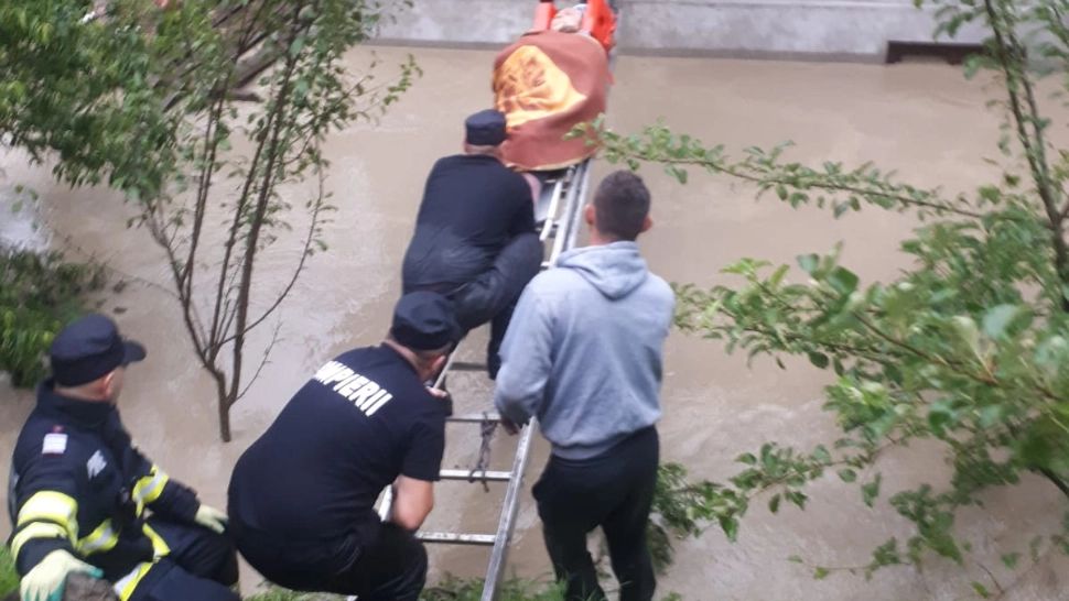 Inundații - Foto ISU Alba