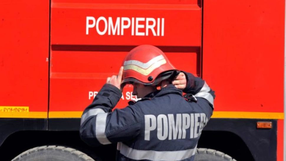Intervenție pompieri incendiu