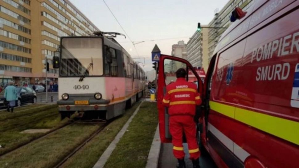 Tramvai deraiat, în Capitală / Foto: Arhivă