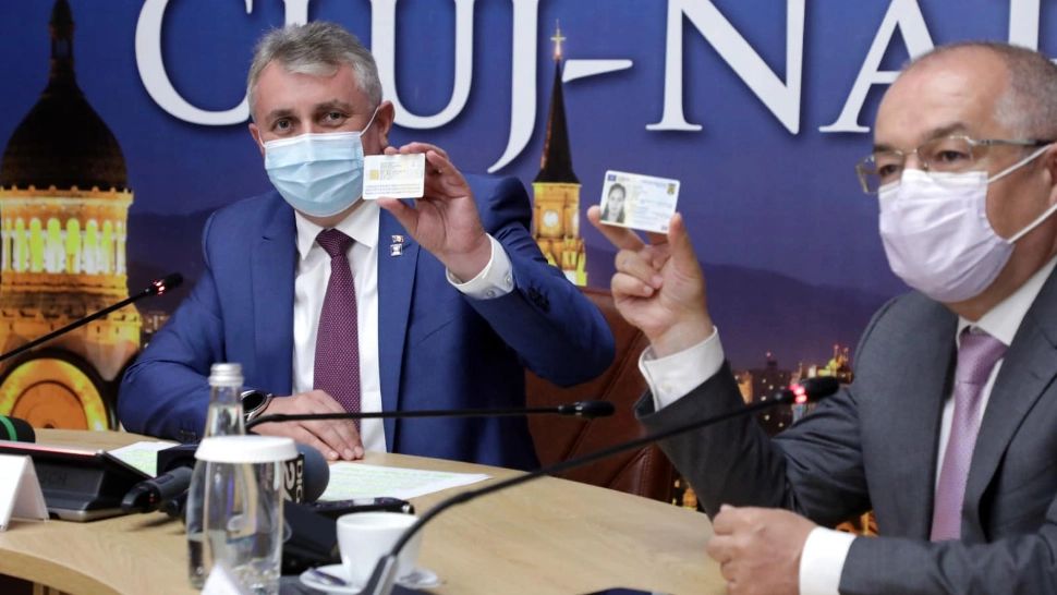 Ministrul de Interne, Lucian Bode, alături de primarul Clujului, Emil Boc / Foto: Facebook