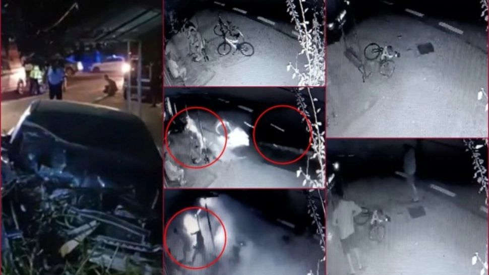 Bărbat strivit de mașină, în timp ce stătea pe o bancă. Alte 3 persoane au fost rănite