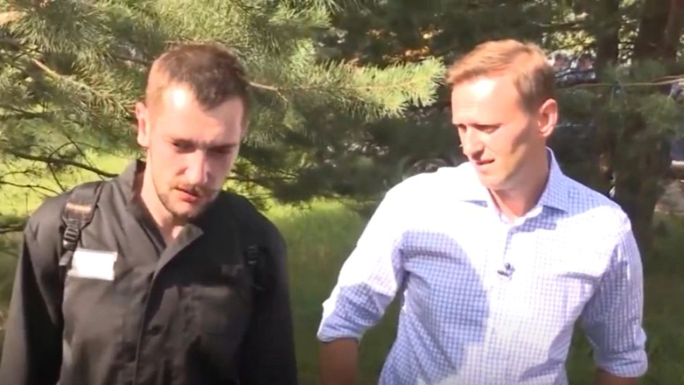Oleg și Aleksei Navalnîi. Foto: captură YouTube