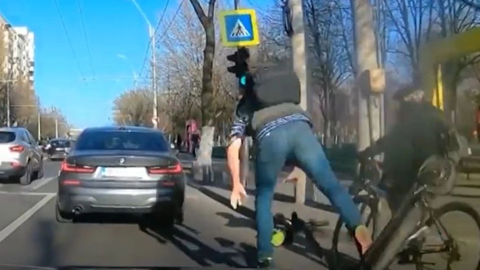 Accident trotineta