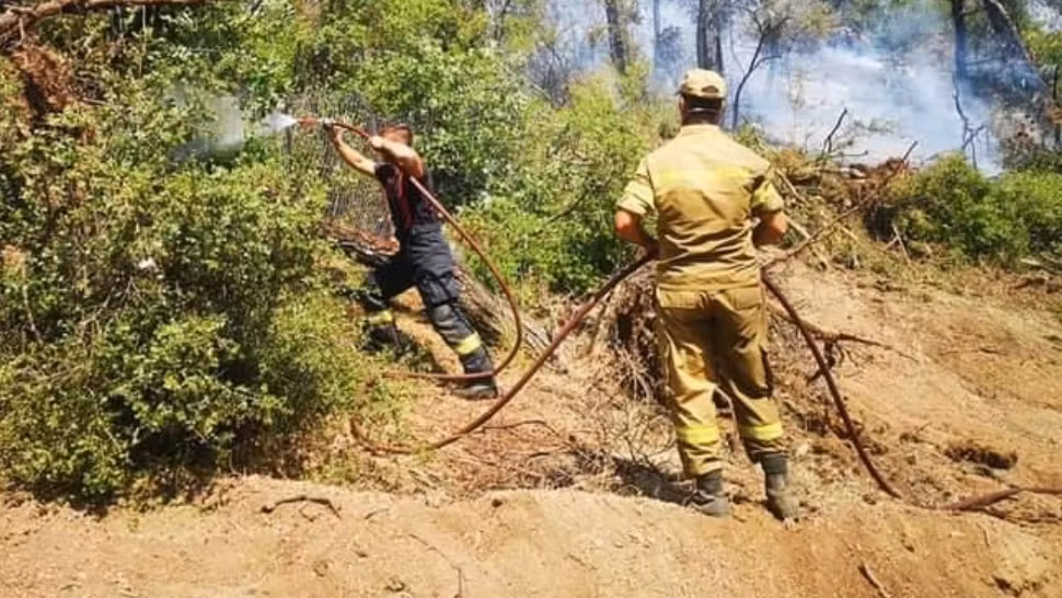 A treia zi a pompierilor români în lupta cu flăcările din Grecia mistuită de incendiile uriașe