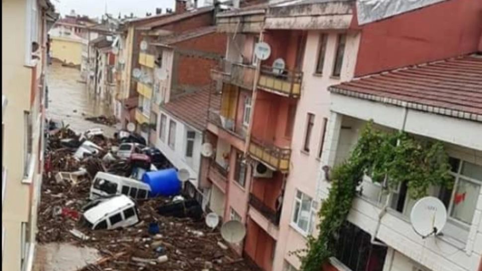 Inundații Turcia. Foto: captură Facebook