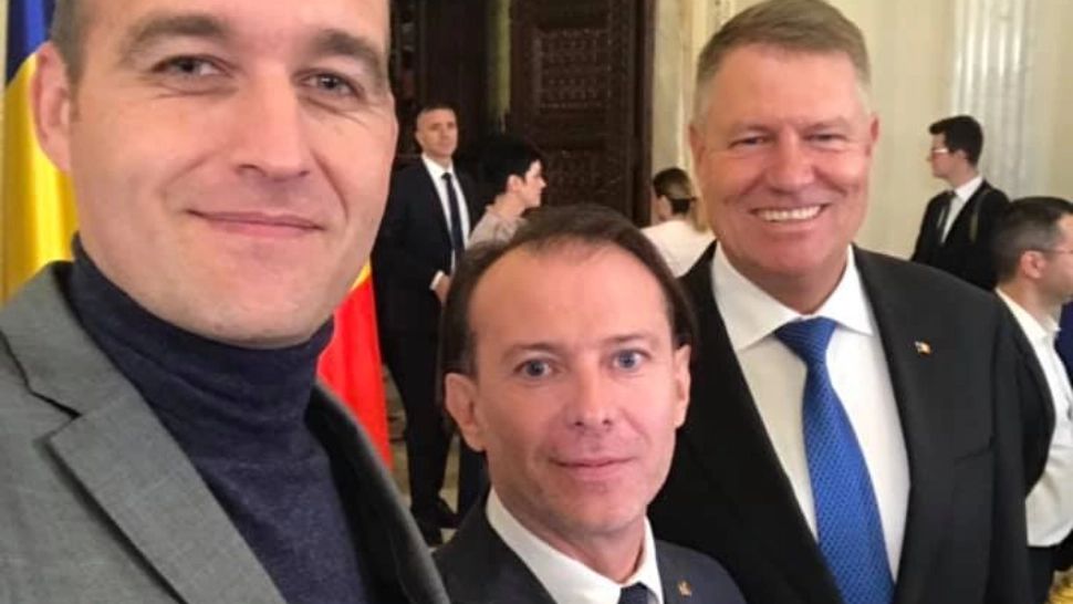 Dan Vîlceanu, ministrul Finanțelor, alături de Florin Cîțu și Klaus Iohannis
