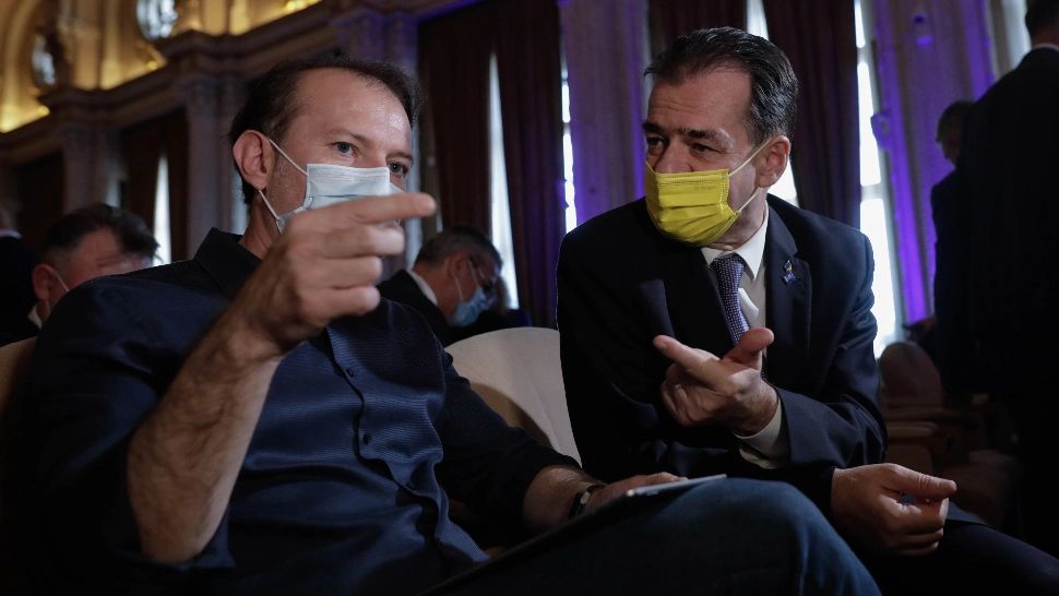 Florin Cîțu și Ludovic Orban. Foto: Inquam  / George Călin