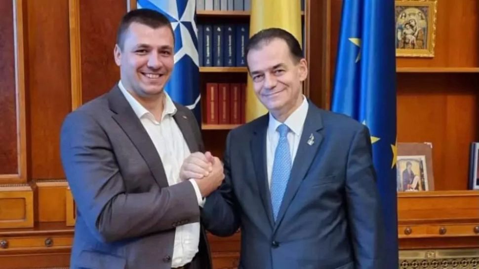 Cristian Opriș și Ludovic Orban. Foto: captură Facebook