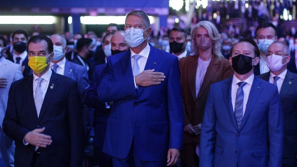 Ludovic Orban, Klaus Iohannis și Florin Cițu (Inquam/Octav Ganea)